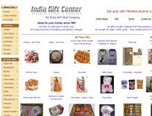 Tablet Screenshot of indiagiftcenter.com